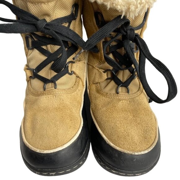 Sorel Tivoli Beige NY2636-373 Insulated Waterproof Duck Snow Boots Youth Girls 5 - Picture 4 of 12